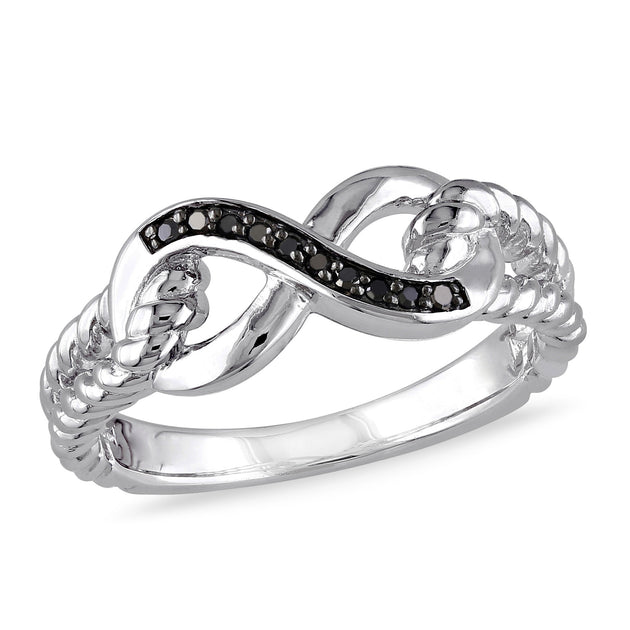 Mimi & Max Infinity Link Ring Silver US 6 2