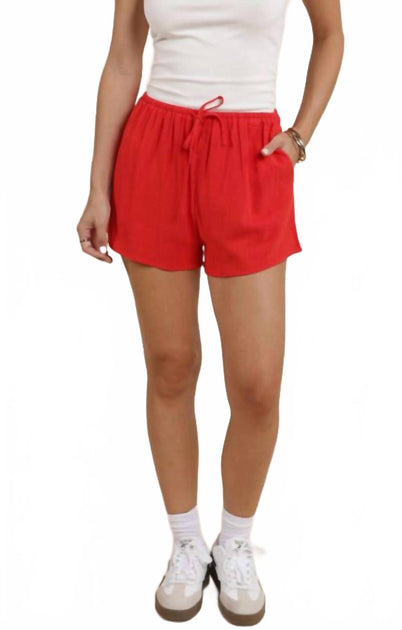 Sadie & Sage Sugarloaf Short Red Small 2