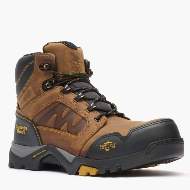 Georgia Boot Amplitude Composite Toe Waterproof Boot Brown 11 4
