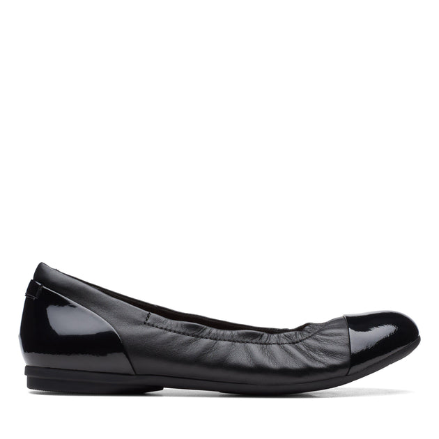 Clarks Rena Jazz Ballerina Flat Black US 11 2