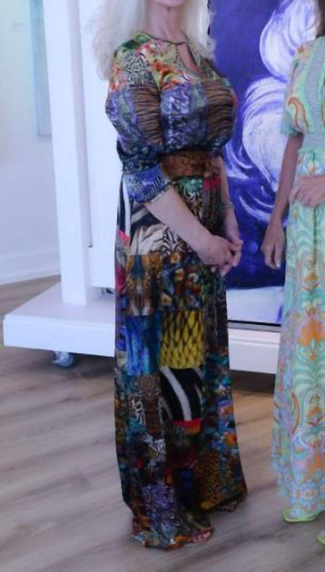 Unbreak.it Robe Maxi Jungle Multicolore Medium 3