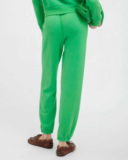 SPRWMN Heart Pull-On Sweatpants Green XS 4