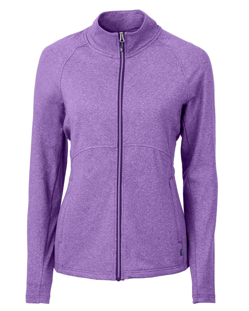 Cutter & Buck Adapt Eco Knit Heather Recycled Full Zip Multi Medium 2