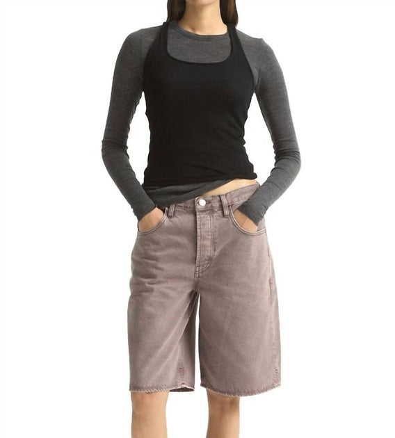 DALA Isle Denim Shorts Brown 27 2