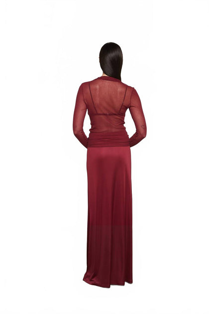 Enza Costa Slash Top Red XS 3