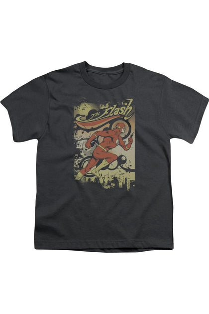Gildan DC Comics Flash Just Passing Through T-Shirt Black Large 2
