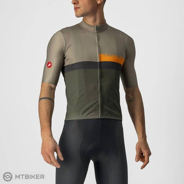 Castelli A Blocco Cycling Jersey Green Medium 2