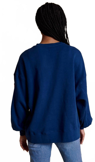 Stewart Simmons Damen Auburn Glam Pullover Sweatshirt Blau Small 3
