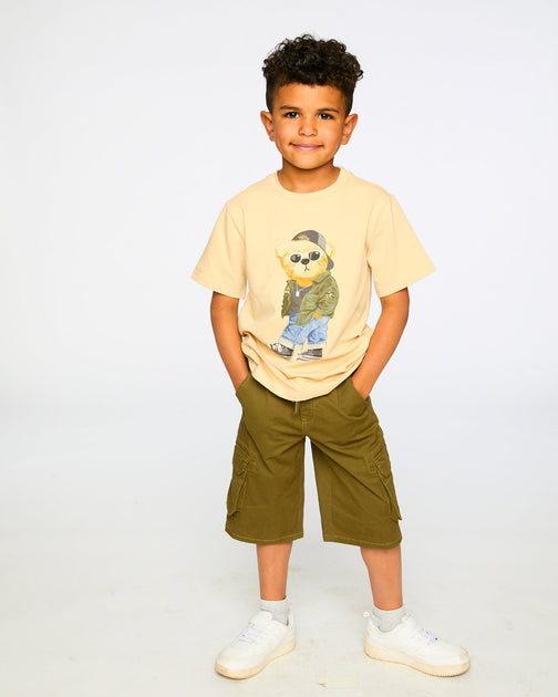 Deux par Deux T-Shirt Beige US 2T 4
