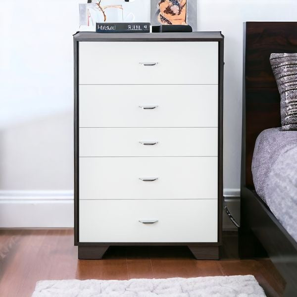 Hivvago 32" Brown White Standard Chest 2