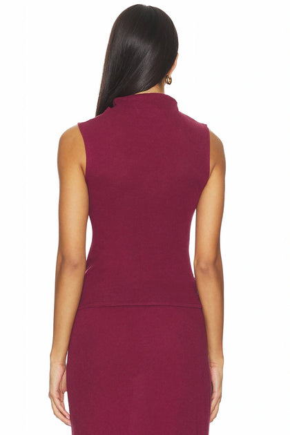 Enza Costa Twist Top Red Large 3