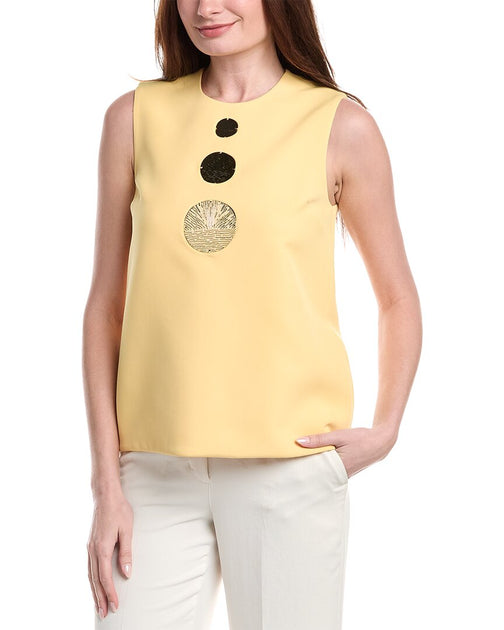 Alexis Amell Top Gelb XS 2