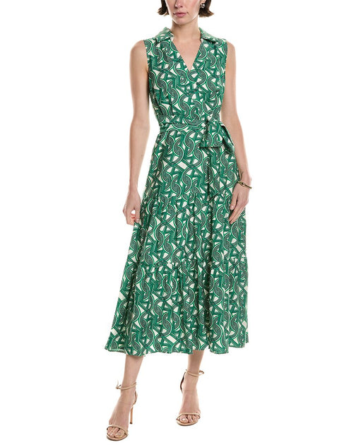 Tahari ASL Tiered Midi Dress | ShopSimon