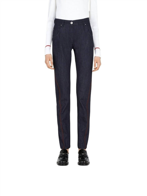 Salvatore Ferragamo Women's 5 Pocket Trouser Blue 44 2