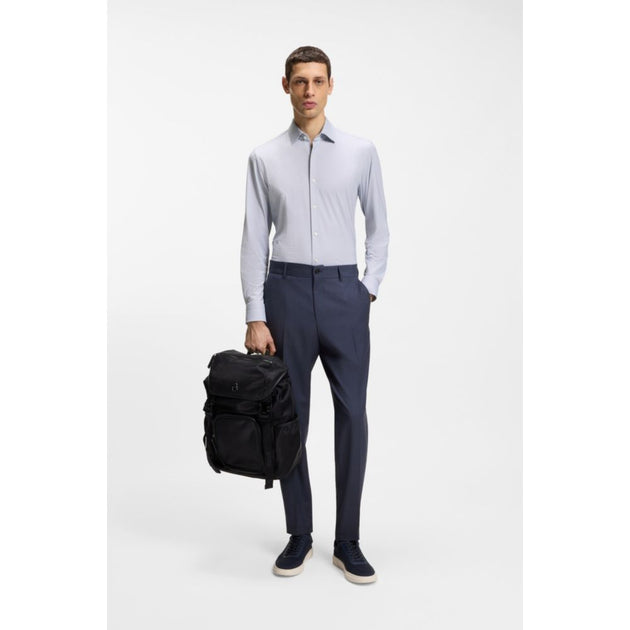 Boss Slim-fit Hemd blau US 17 3