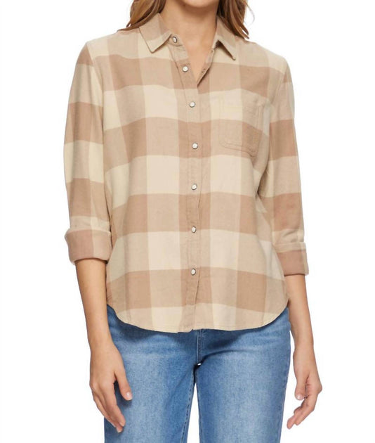 Flags & Anthem Georgianna Woven Shirt Brown XL 2