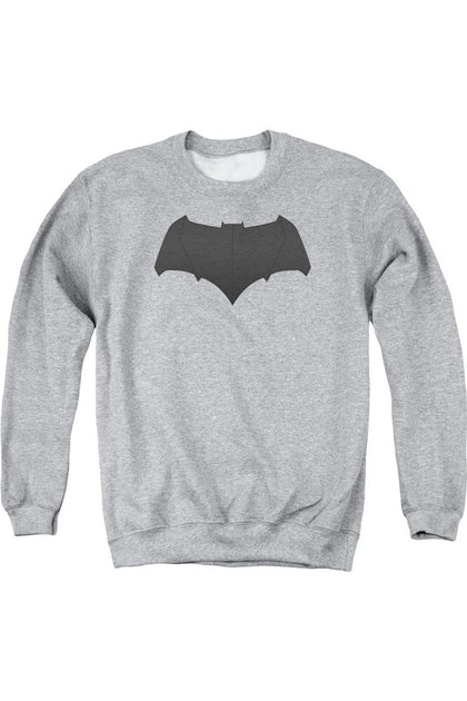 Gildan Batman V Superman Logo Crewneck Sweatshirt Grey Large 2