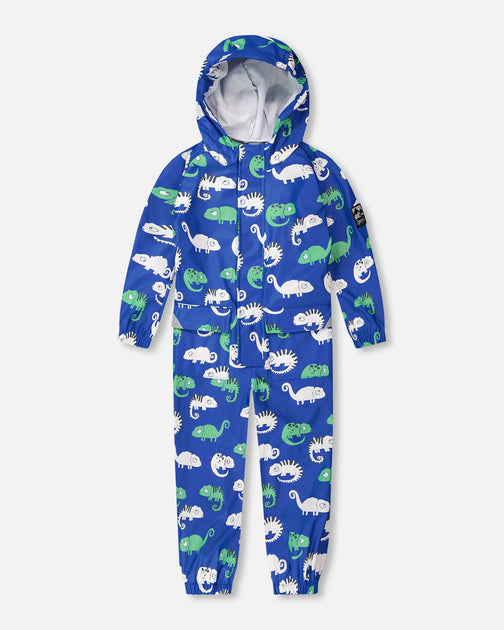Deux par Deux Rain One-Piece Blue 6-12 Months 2