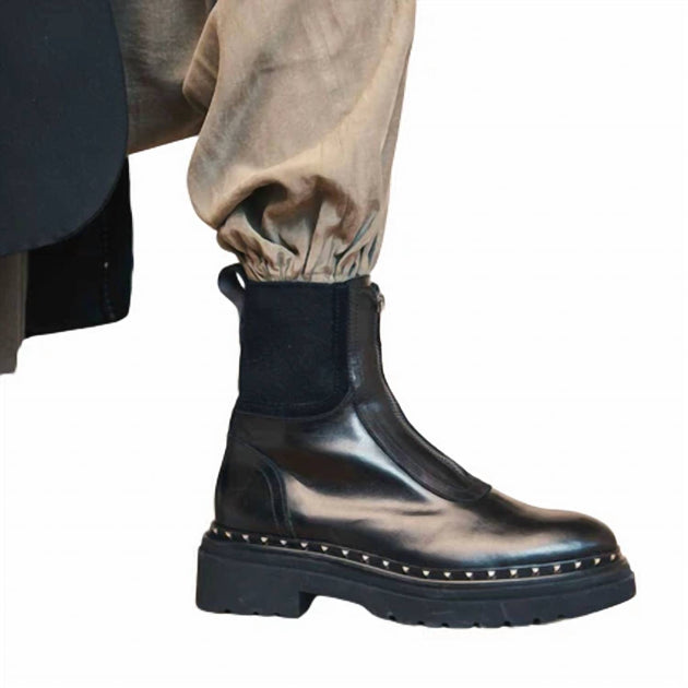 Homers Siena Flat Ankle Boot Black EU 40.5 3
