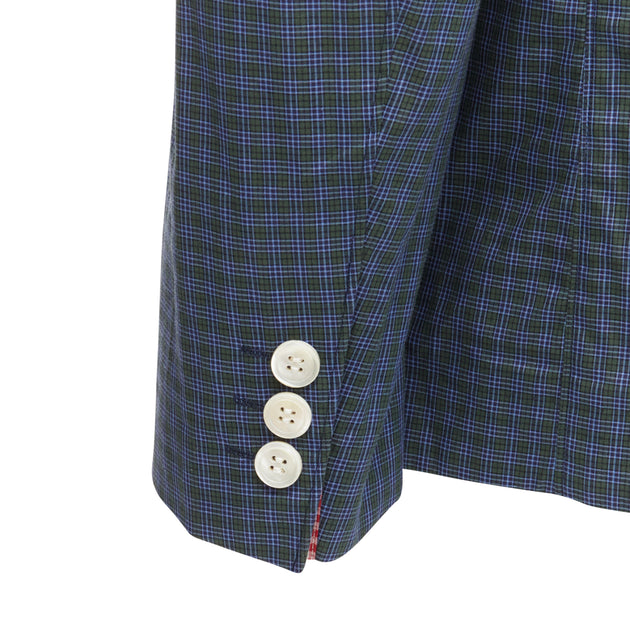 Junya Watanabe Man Checked Lining Casual Blazer Blue EU 48 3