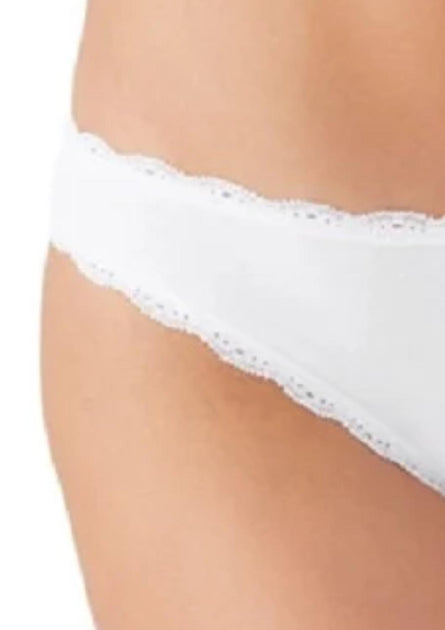Wacoal Inspired Eyelet Bikini Bottom White Small 3