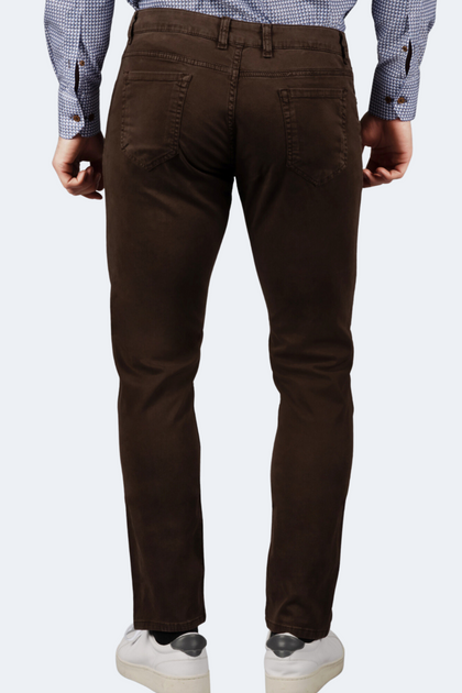 American Heritage Tencel Pants Brown 30x34 3