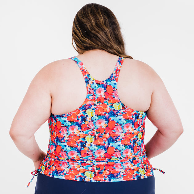 Calypsa Maya Tankini Swim Top Multi 3
