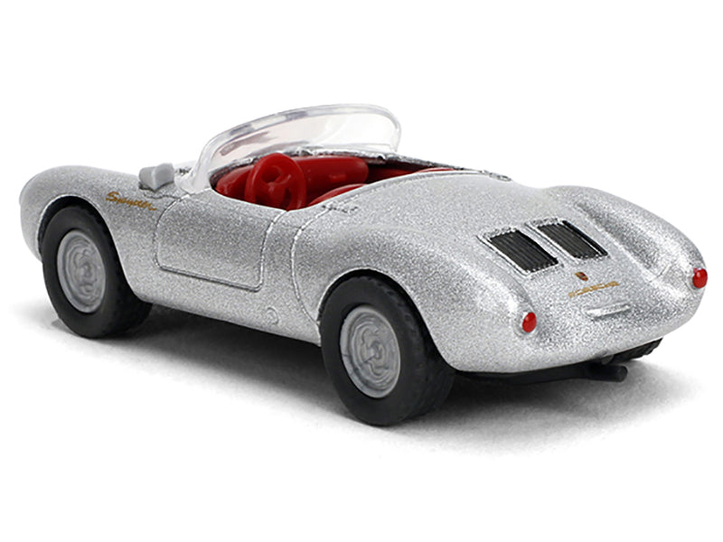 Majorette Porsche 550 Spyder 1955 Silver Metallic 1/64 4