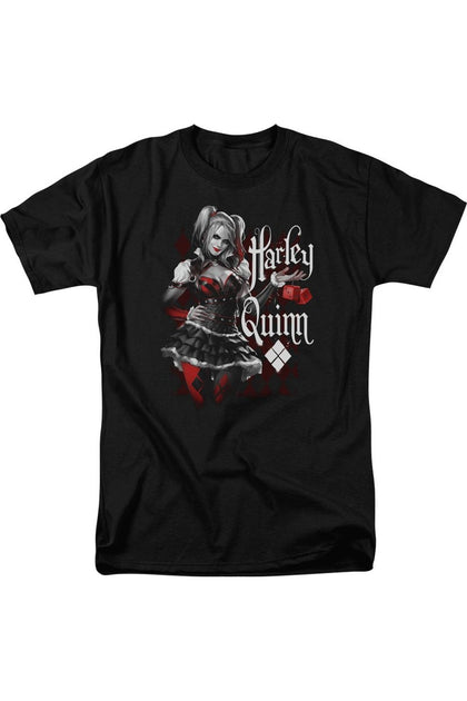 Gildan Batman Arkham Knight Dice T-Shirt Black Medium 2