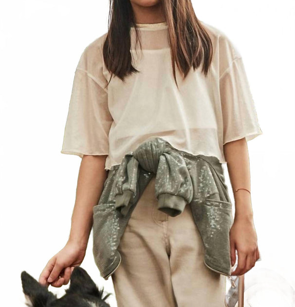 Mayoral Glitter Mesh Shirt Set Grün US 14 2