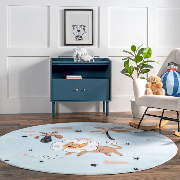 nuLOOM Jalissa Lion Dreams Kinder Teppich 4