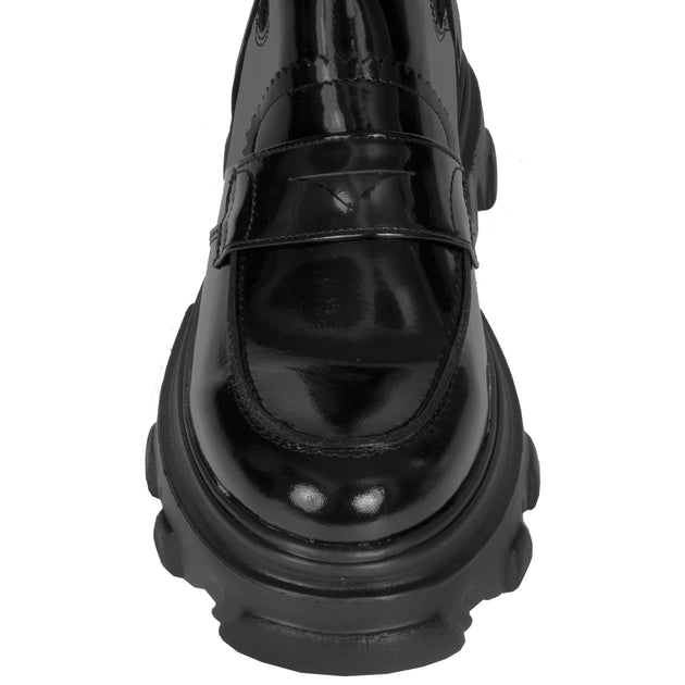 URBNKICKS Chelsea Leather Loafer Black US 11 4