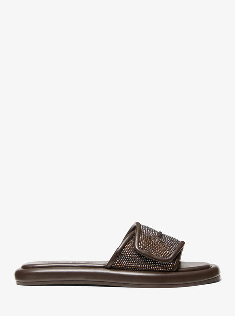 Michael Kors Suki Slide Sandal Black US 8 3