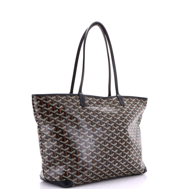 Goyard Artois Tote Coated Canvas MM Black Medium 5
