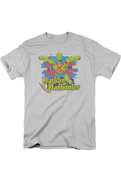 Gildan DC Comics Manhunter Stars T-Shirt Grey Small 2