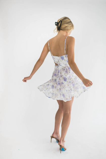 Falcon Nikita Cutout Mini Dress White XSmall 4