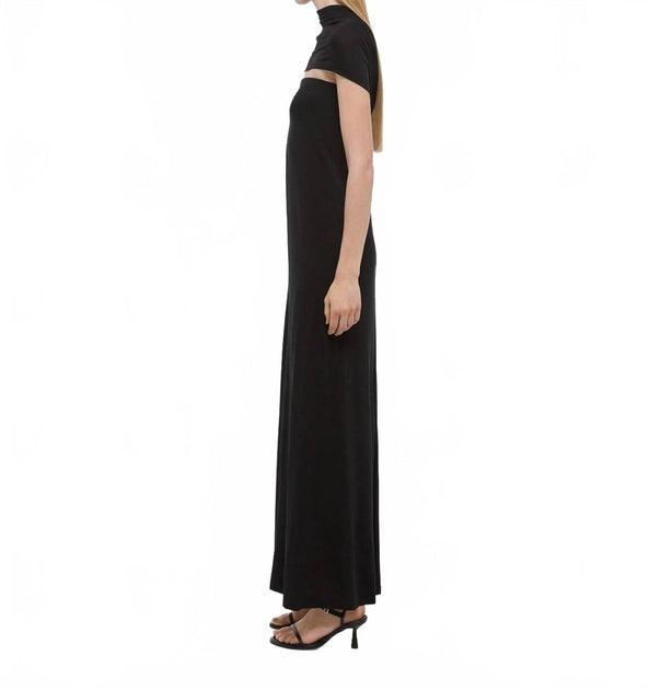 Helmut Lang Sash Maxi Dress Black Medium 4