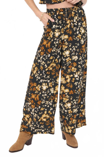 Sadie & Sage Relaxed Wide-Leg Pants Black Large 2