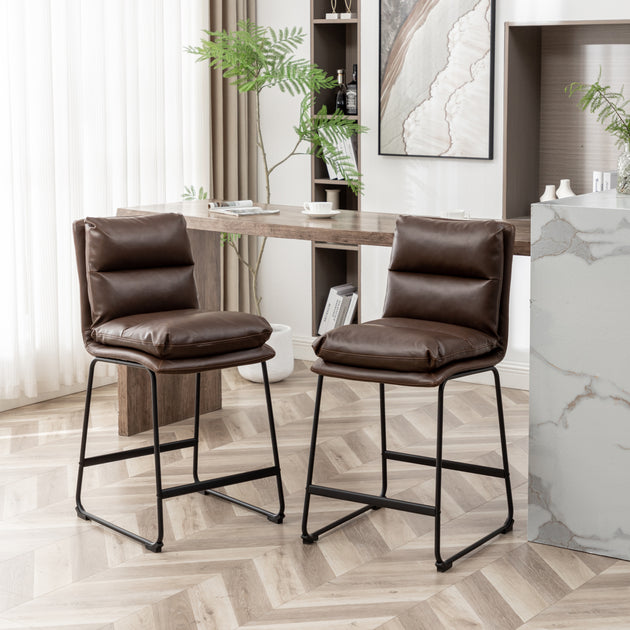 Streamdale Milos Counter Stool Antique Brown 2