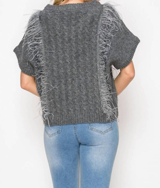 Joh Sonya Knitted Sweater Grey Small 4