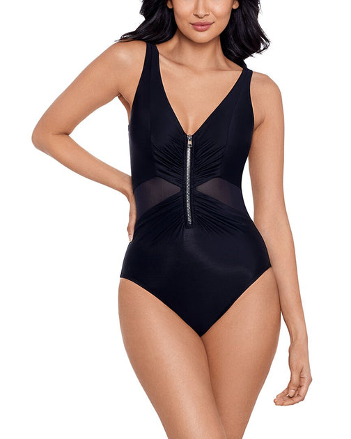 Miraclesuit Network News Vive One-Piece Blue US 12 2