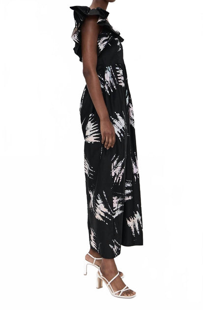Busayo Feola Robe Longue Noir Petit 4