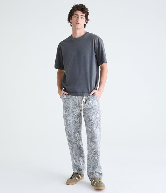 Aeropostale Heavyweight Boxy Crew Tee Multi Medium 3