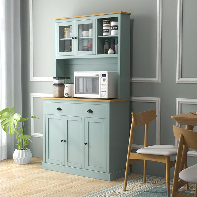 Hivvago Kitchen Hutch Light Blue 3
