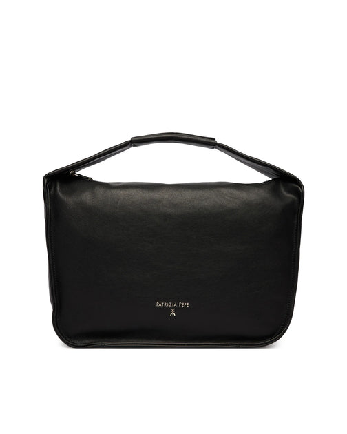 Patrizia Pepe Soft Shoulder Bag Black 2