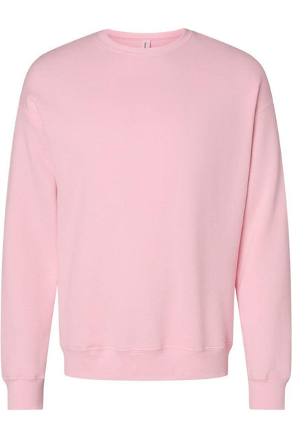 BELLA + CANVAS Sponge Fleece Drop Shoulder Crewneck Sweatshirt Pink Small 2