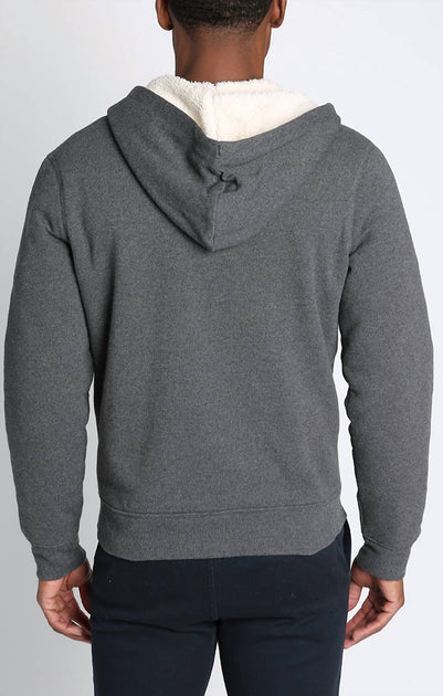 JACHS NEW YORK Full Zip Hoodie Grey Medium 3
