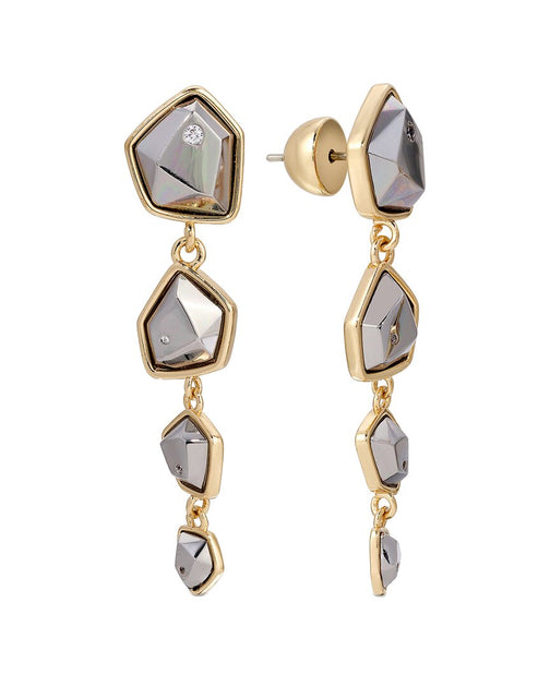 Ettika Linear Earrings Silver One Size 2