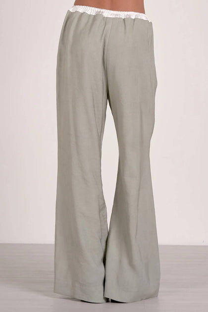 ELAN Taylor Wide Leg Pants Beige Medium 3
