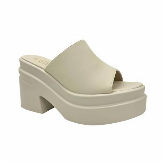 Exe TM-403 Wedge Sandal Beige EU 39 3